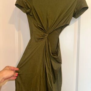 SHEIN Olive Green Dress, Worn Once, Size Small